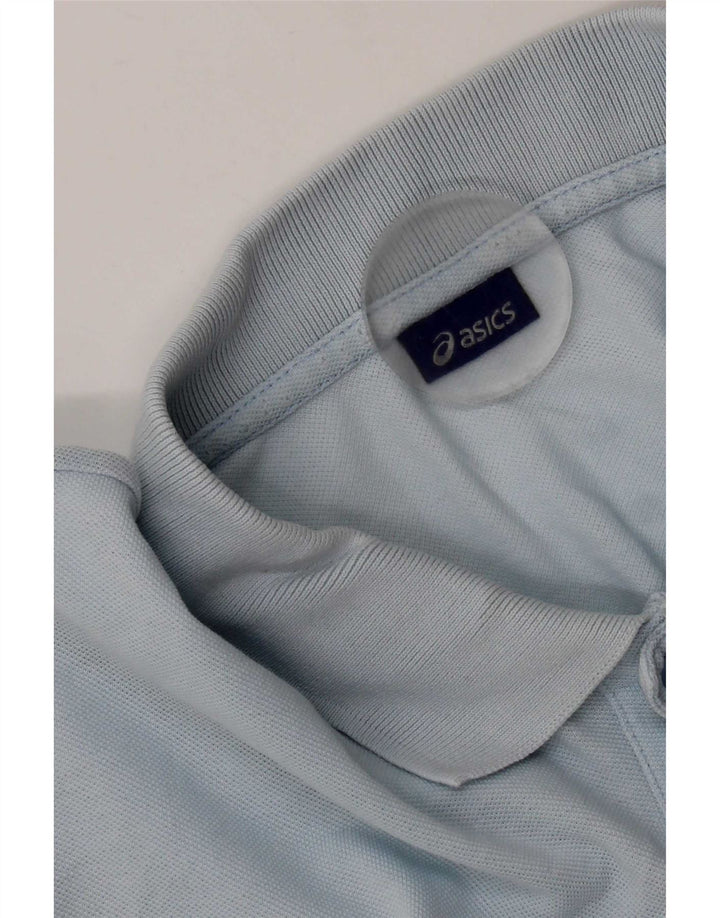 Asics Mens Polo Shirt Medium Blue