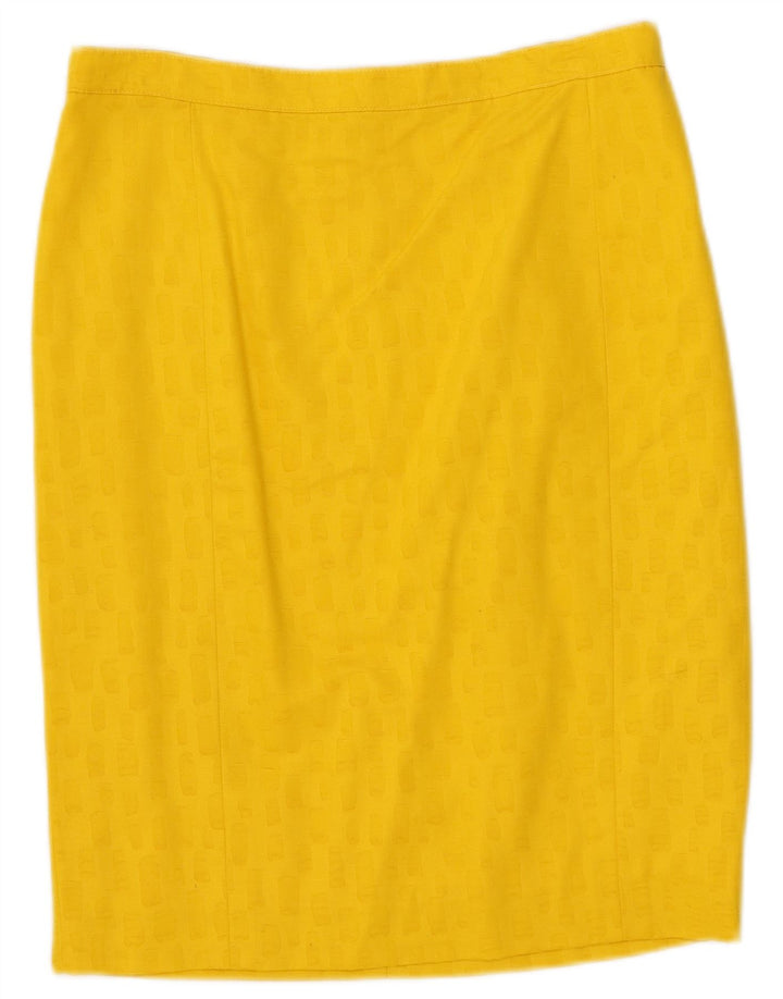 Capucine Womens Pencil Skirt W30 Medium Yellow