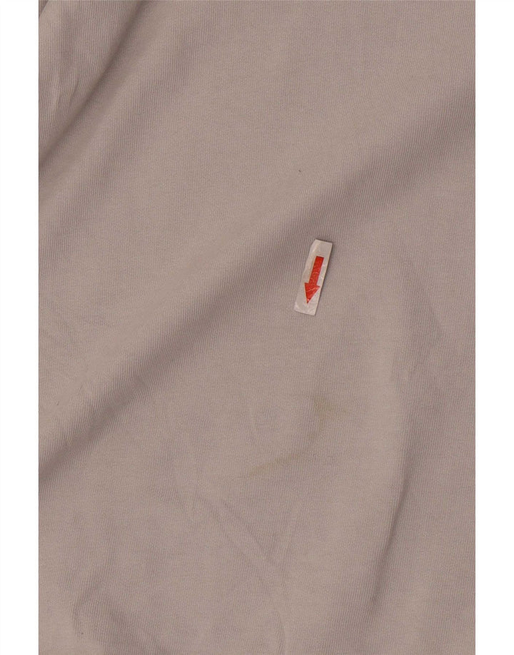 Zara Herre T-Shirt Top Medium Grå Bomuld