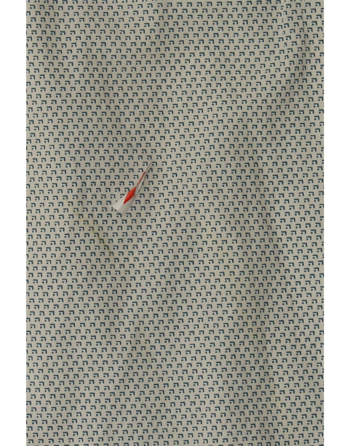 Camicia a maniche corte da uomo Gap Large in cotone maculato bianco