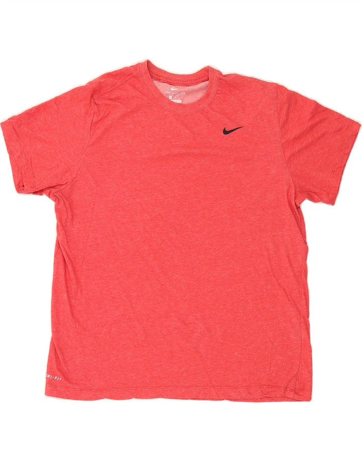 NIKE Mens Dri Fit T-Shirt Top XL Red Cotton Vintage Nike and Second-Hand Nike from Messina Hembry 