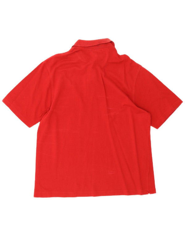 Lacoste Mens Polo Shirt Size 5 Large Red Cotton