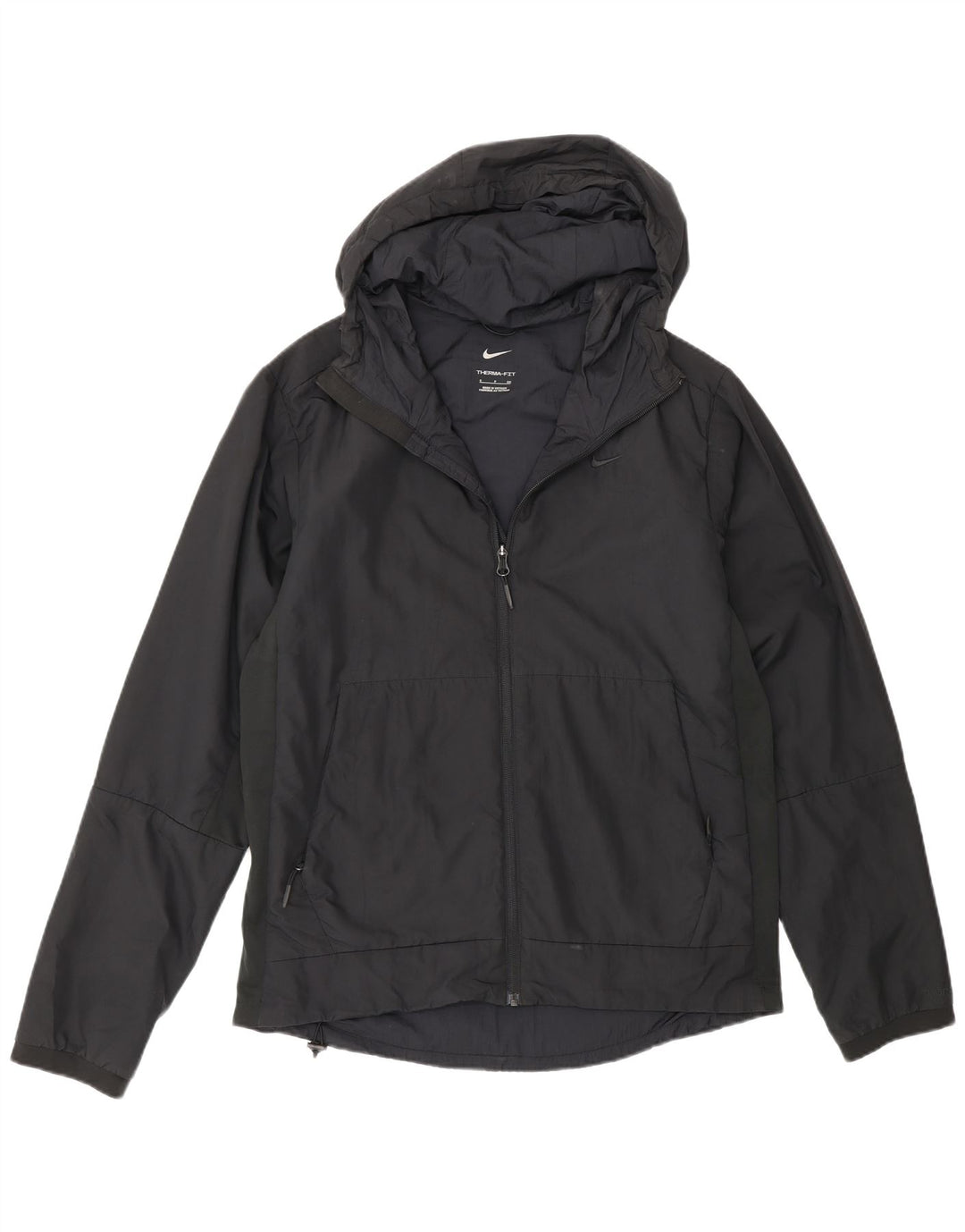 Nike Herren Therma-Fit Kapuzen-Trainingsanzug-Oberteil, Jacke, Größe S, Schwarz, Polyester