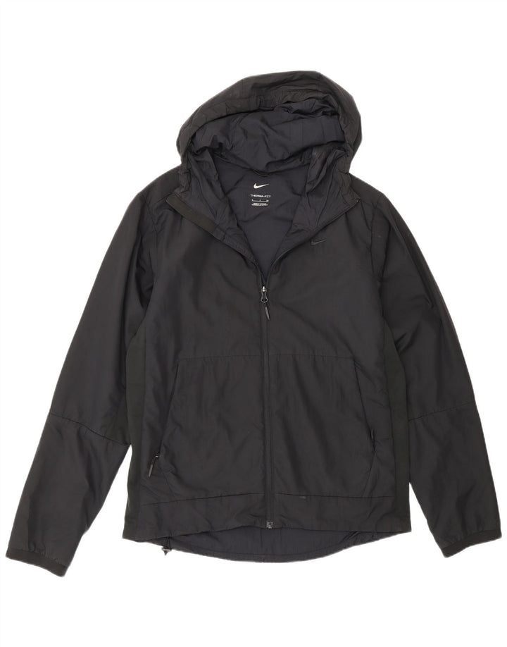 Nike Herren Therma-Fit Kapuzen-Trainingsanzug-Oberteil, Jacke, Größe S, Schwarz, Polyester