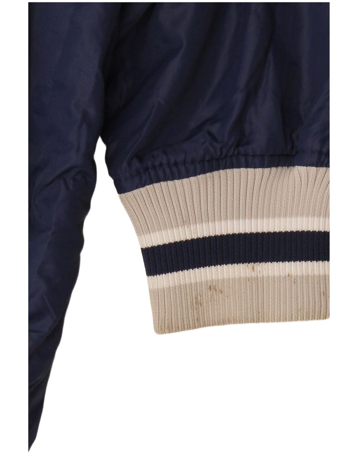RUSSELL ATHLETIC Veste Anorak Homme UK 36 Petit Bleu Marine Colorblock