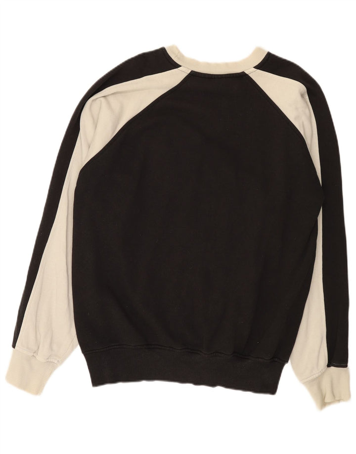 Puma Mens Graphic Sweatshirt Jumper Small Black Colourblock