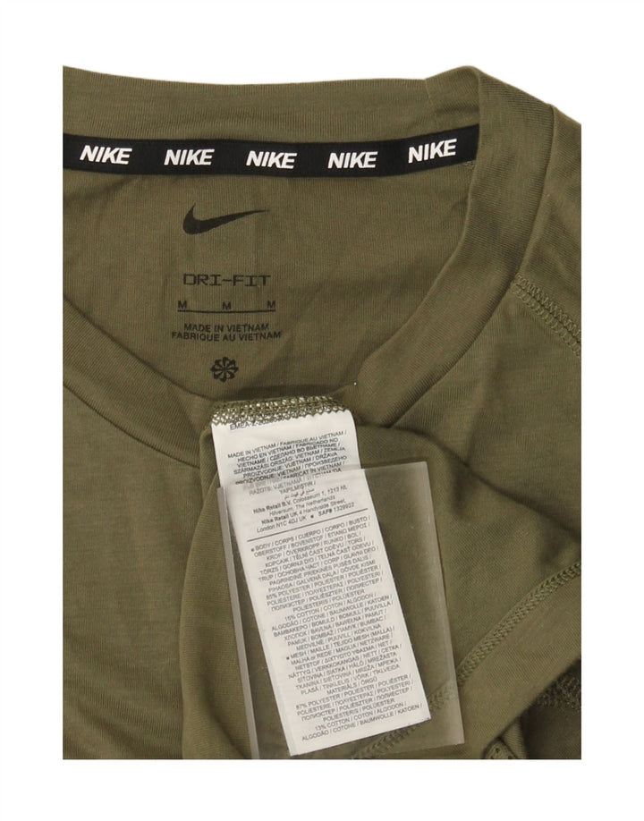Nike Dri Fit T-Shirt Top srednji kaki poliester
