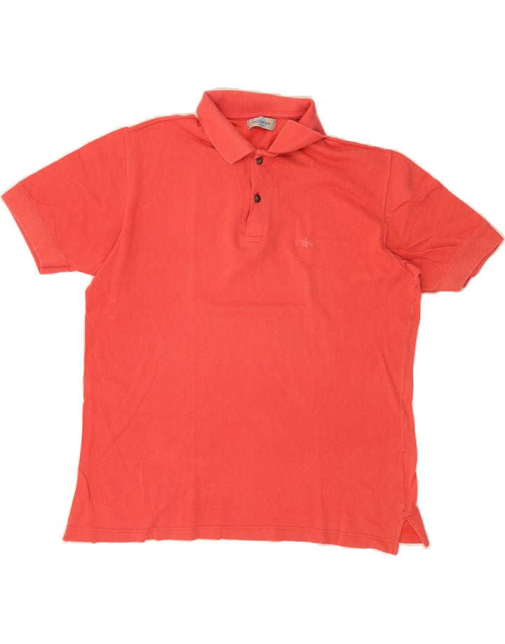 COVERI Mens Polo Shirt XL Red Cotton Vintage Coveri and Second-Hand Coveri from Messina Hembry 