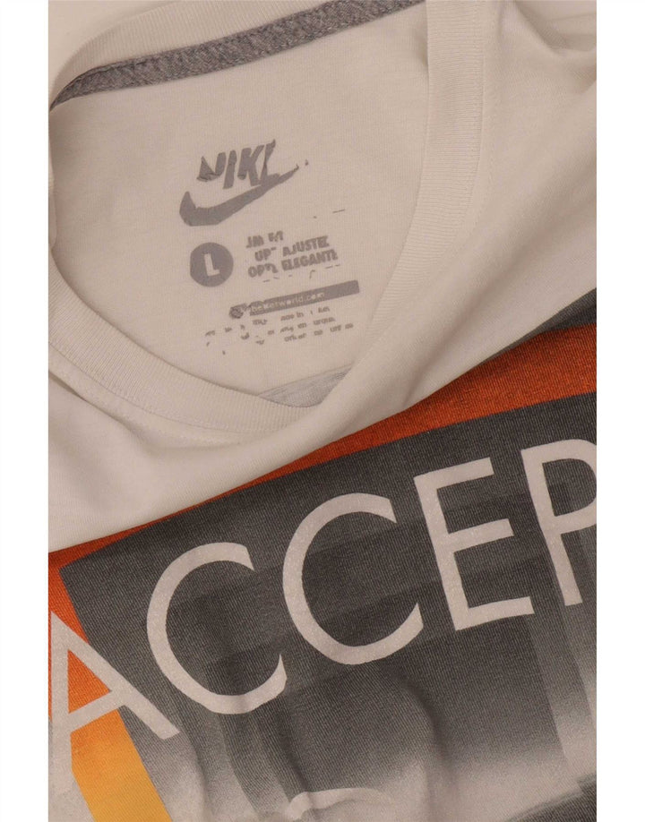 Velika bijela muška majica kratkih rukava Nike Graphic