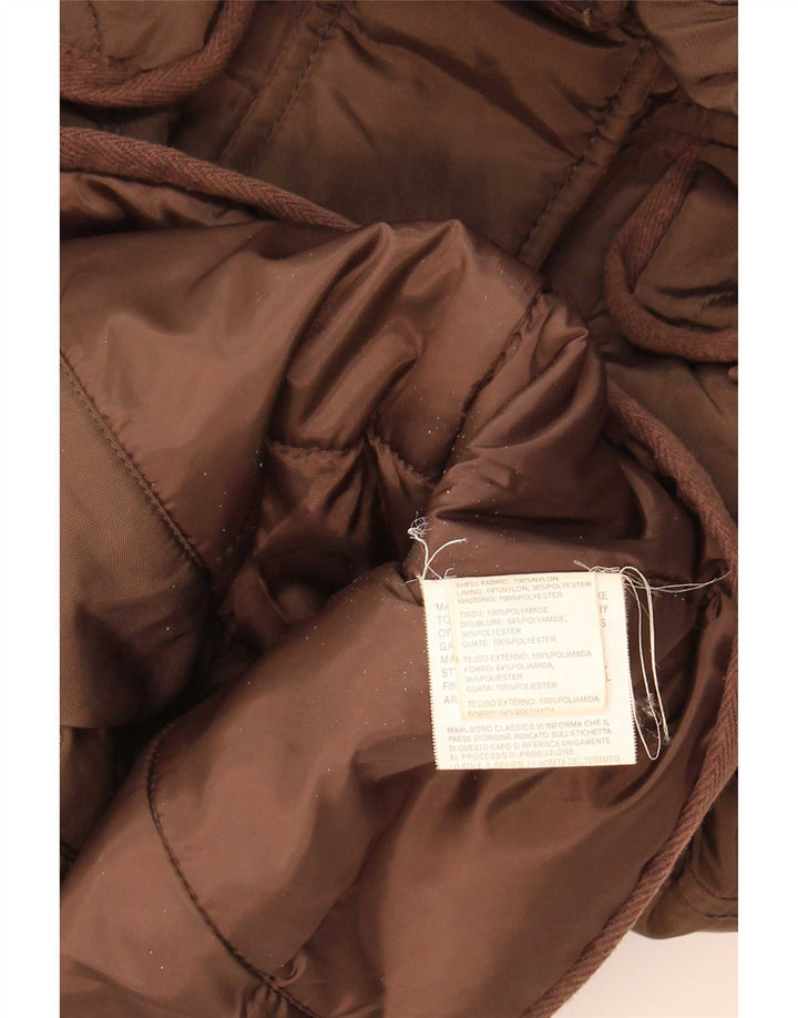 Giacca utilitaria con cappuccio da donna Marlboro Classics EU 42 Large Marrone Nylon