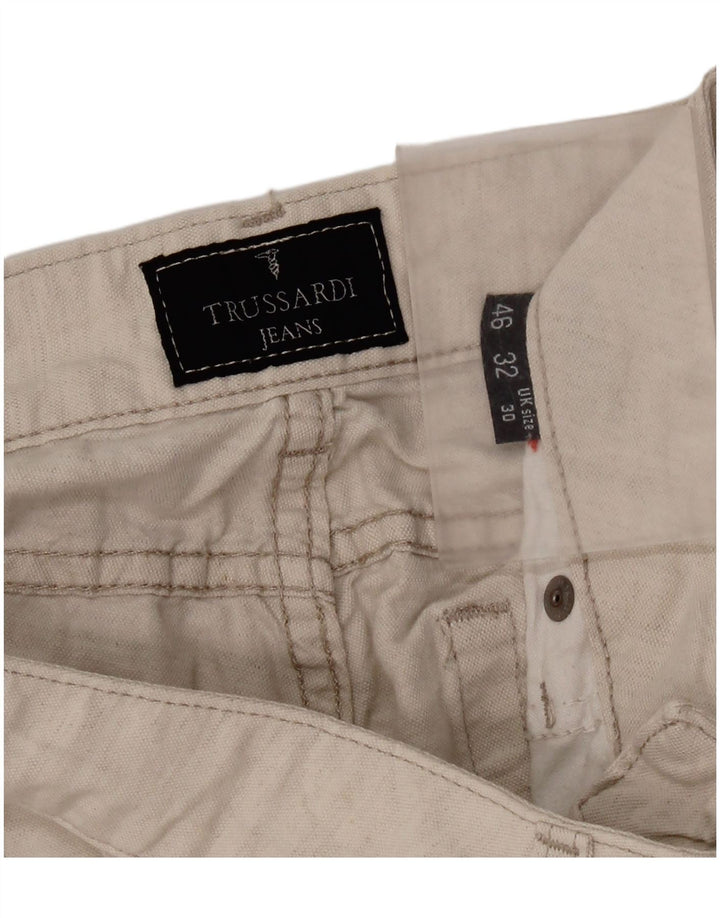 TRUSSARDI Womens Casual Shorts W30 Medium Beige