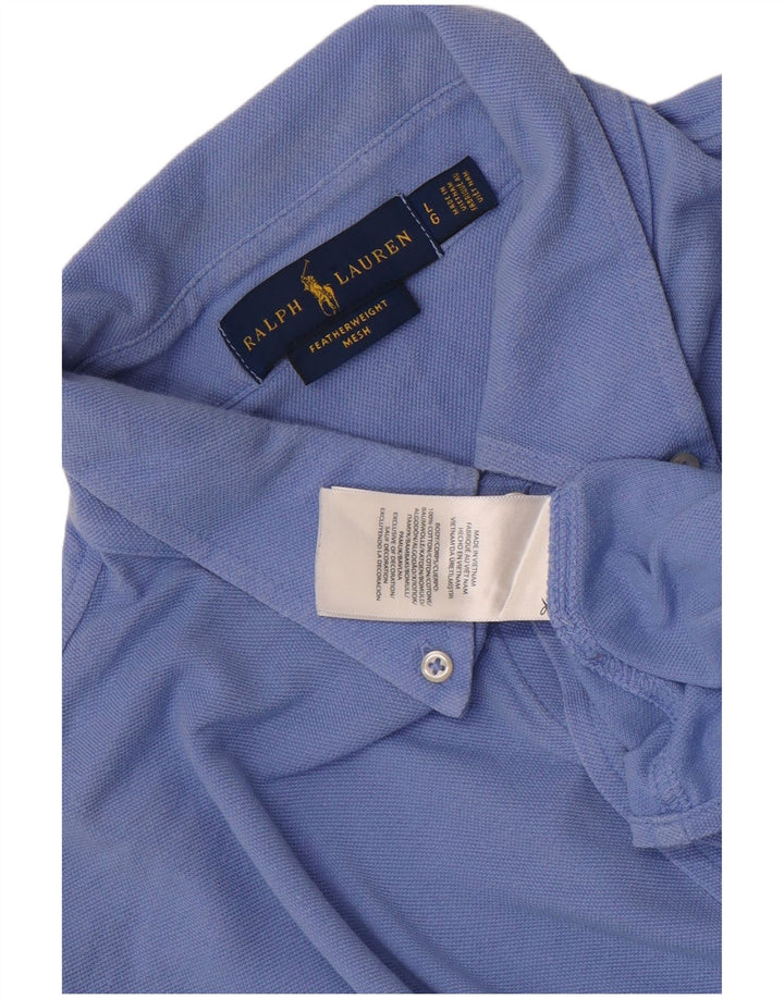 Ralph Lauren Mens Shirt Large Blue Cotton