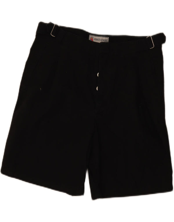 Armata Di Mare Mens Casual Shorts IT 52 XL W32  Black