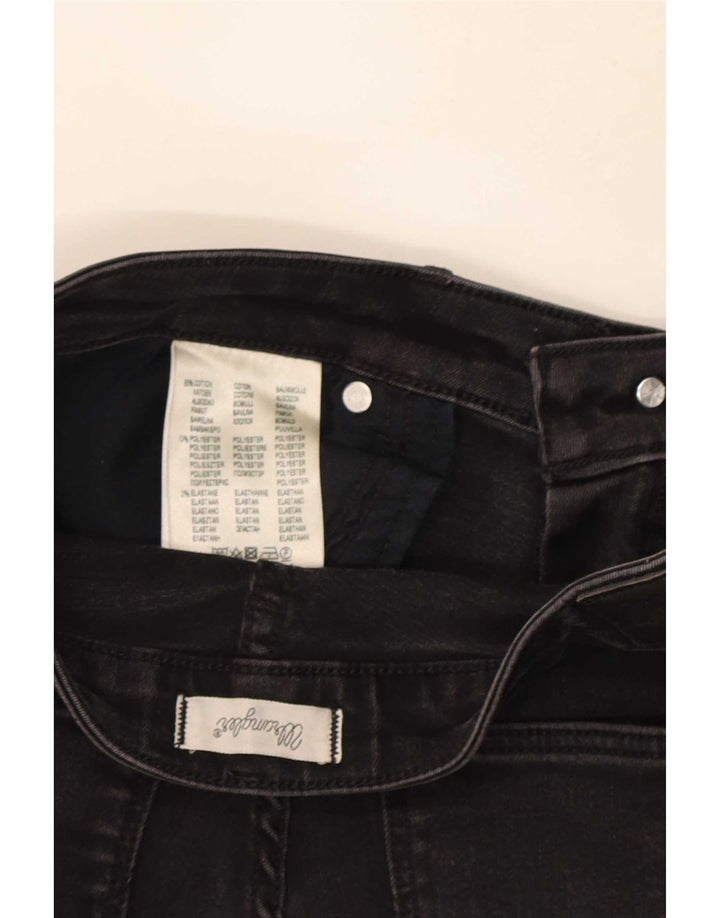 Wrangler Womens Straight Jeans W32 L32 Black Cotton