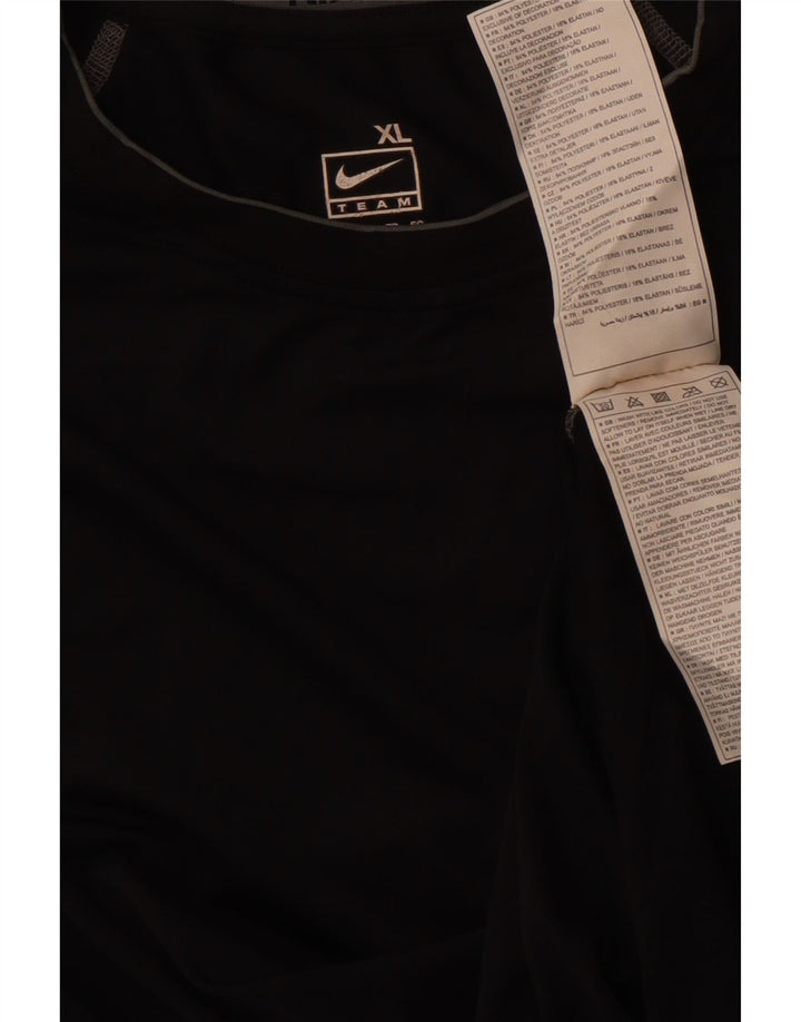 NIKE Débardeur Femme UK 18 XL Noir Polyester
