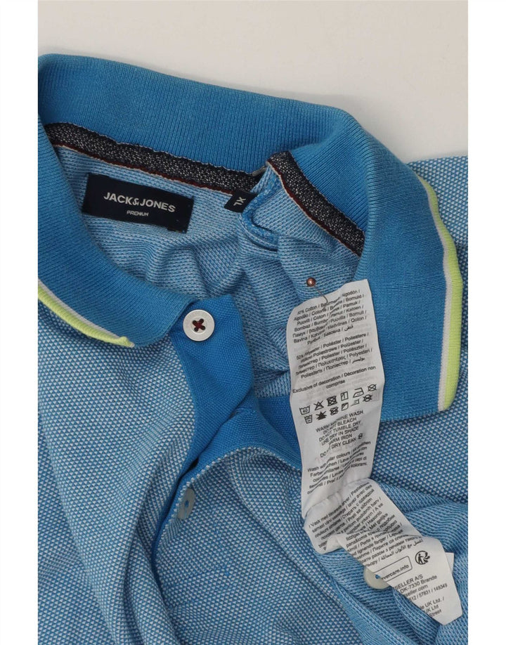 Jack & Jones Polo Homme XL Bleu Coton