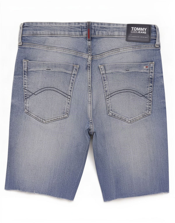 Tommy Hilfiger Mens Thavar Slim Denim Shorts W33 Medium Blue Cotton