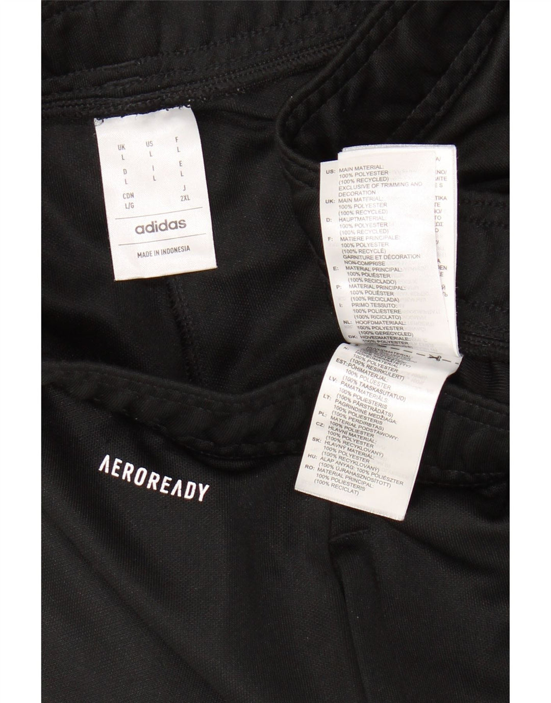 ADIDAS Aeroready træningsdragt bukser til mænd Stor sort polyester