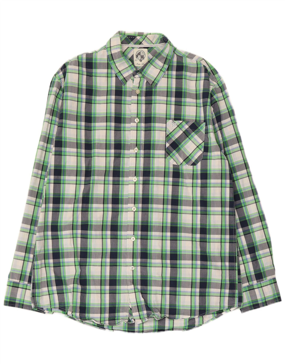 CREW CLOTHING Mens Tailored Fit Shirt XL Multicoloured Check Cotton