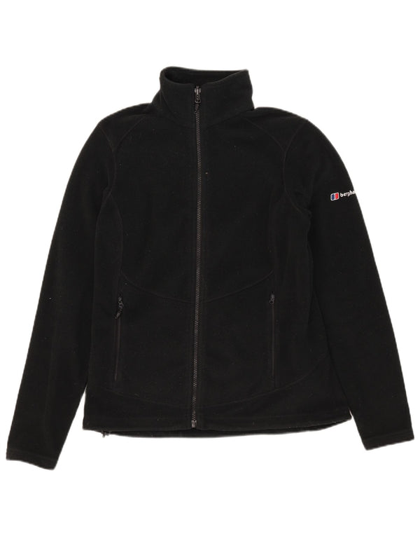 Berghaus Womens Fleece Jacket UK 12 Medium Black Polyester