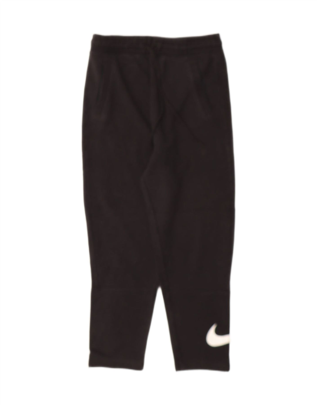NIKE Mens Crop Graphic Tracksuit Trousers Small  Black Cotton Vintage Nike and Second-Hand Nike from Messina Hembry 