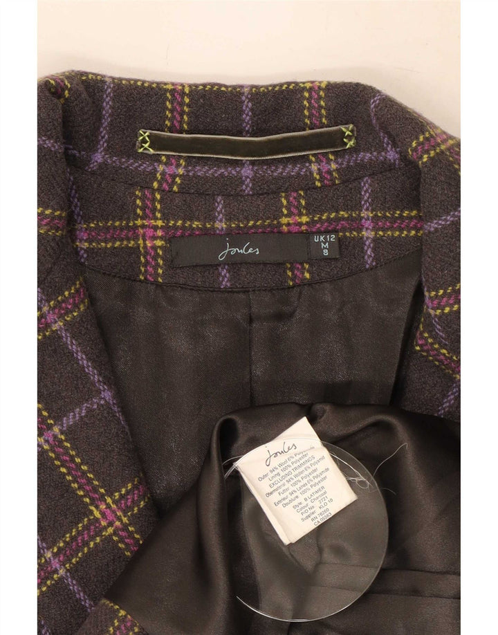 Joules Dame 2-knaps blazerjakke UK 12 Medium Black Ternet Uld