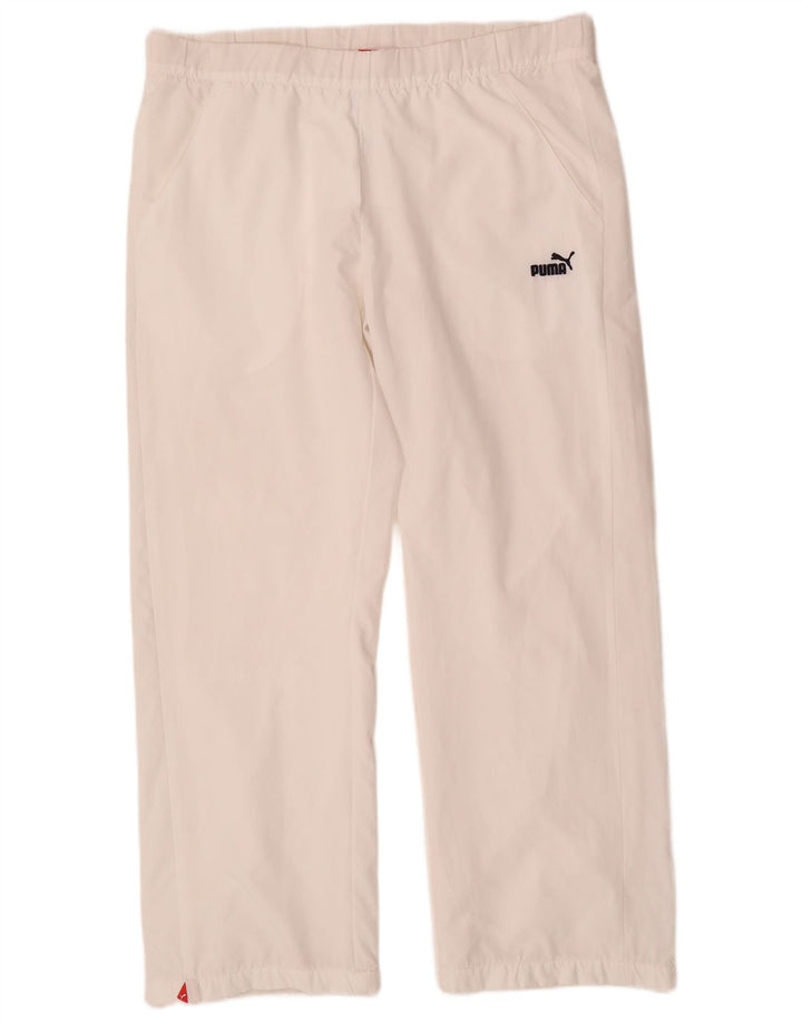 Puma Womens Tracksuit Trousers UK 14 Large White