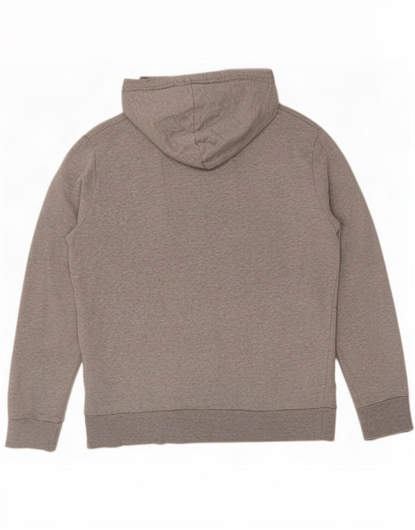 Maglione con cappuccio grafico da uomo Levi's in cotone chiazzato grigio medio