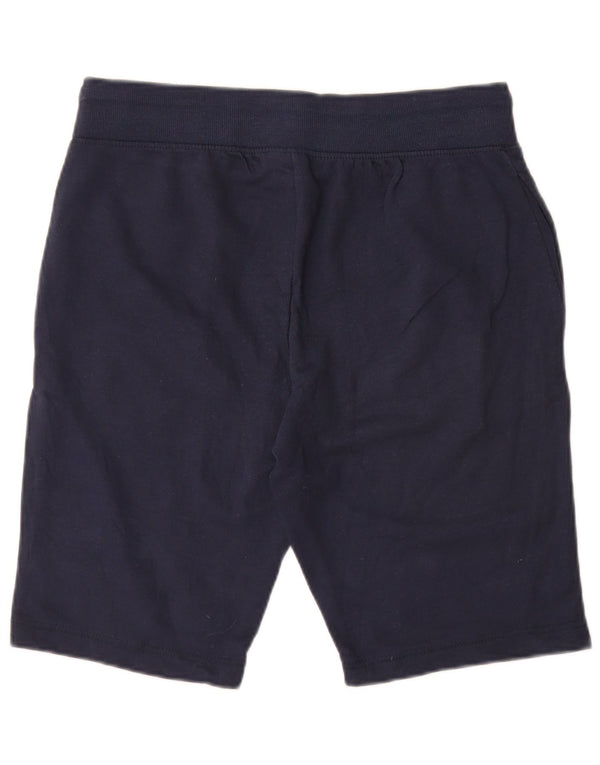 Lotto Mens Graphic Sport Shorts Large Navy Blue Cotton