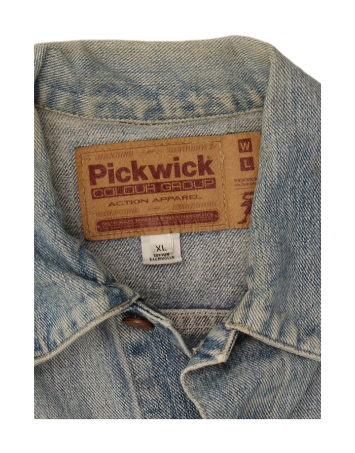 PICKWICK Boys Denim Jacket 11-12 Years XL Blue Cotton Vintage Pickwick and Second-Hand Pickwick from Messina Hembry 
