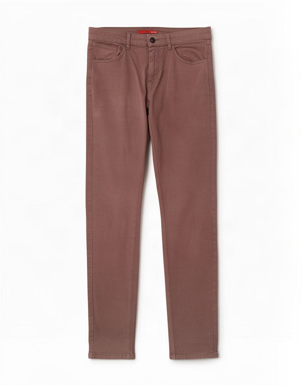 Мужские повседневные узкие брюки Zara EU 38 Small W30 L33 Коричневые