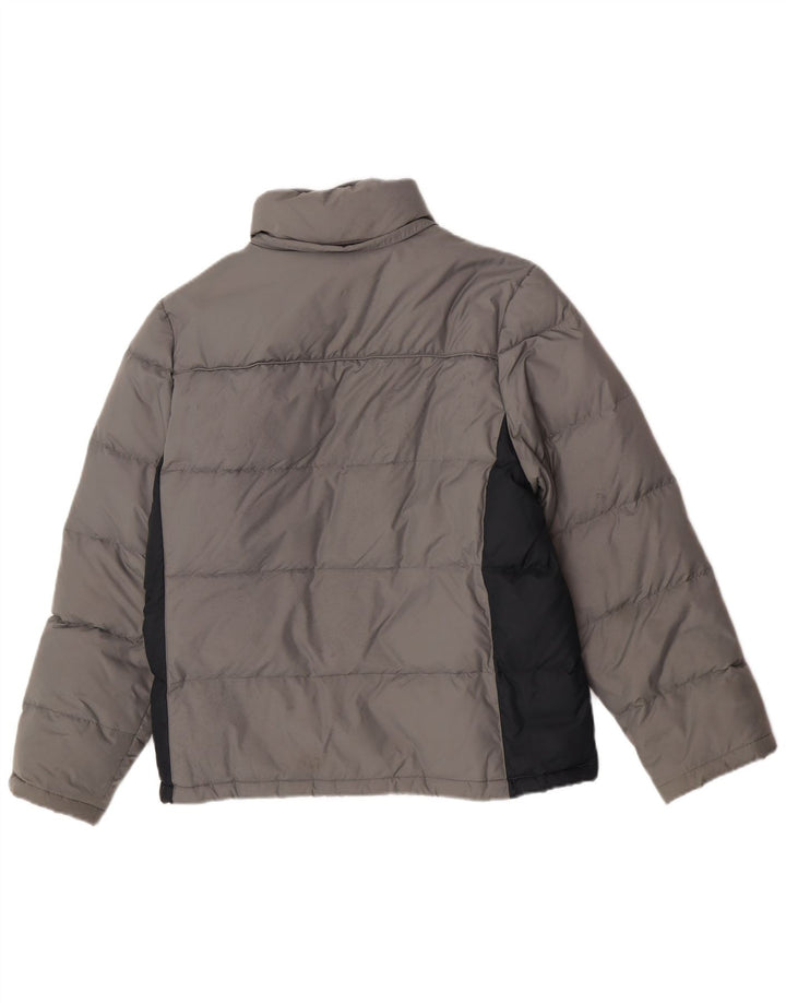 Champion Chaqueta Acolchada Extragrande para Hombre UK 10 Small Gris Colorblock