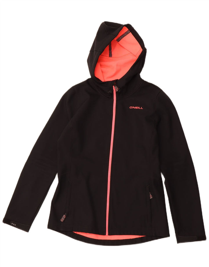 Giacca a vento con cappuccio da donna O'NEILL UK 14 grande poliestere nero