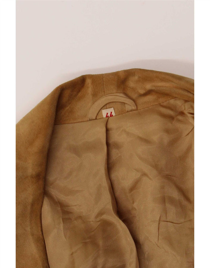 Vintage Γυναικείο Διπλό Σουέντ Μπουφάν IT 44 Medium Beige