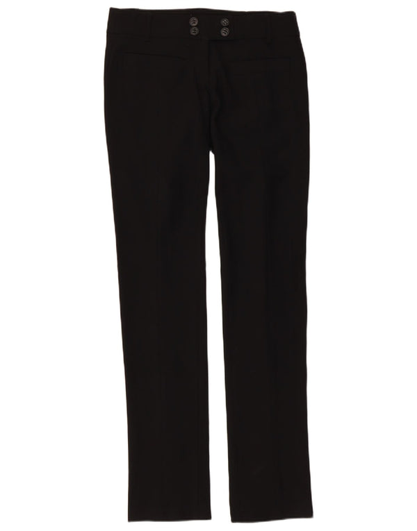 Pinko Pantalon décontracté slim pour femme UK 6 XS W30 L32 Noir Viscose