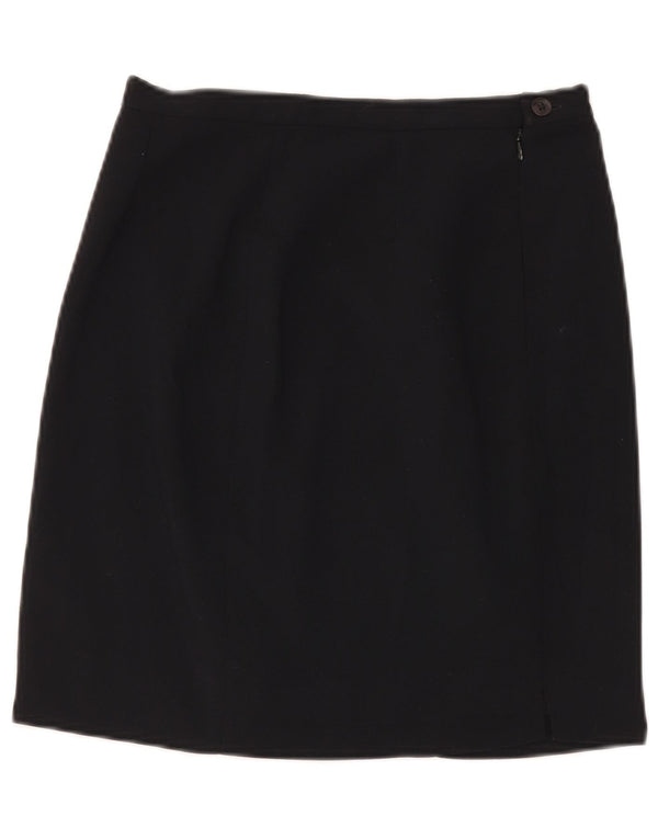 Женская мини-юбка Zara EU 40 Medium W30 Темно-синий полиэстер