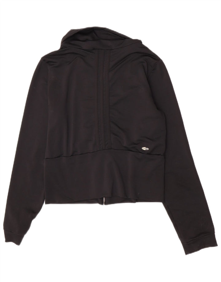 Adidas Womens Clima 365 Tracksuit Top Jacket UK 14 Medium Black Polyester