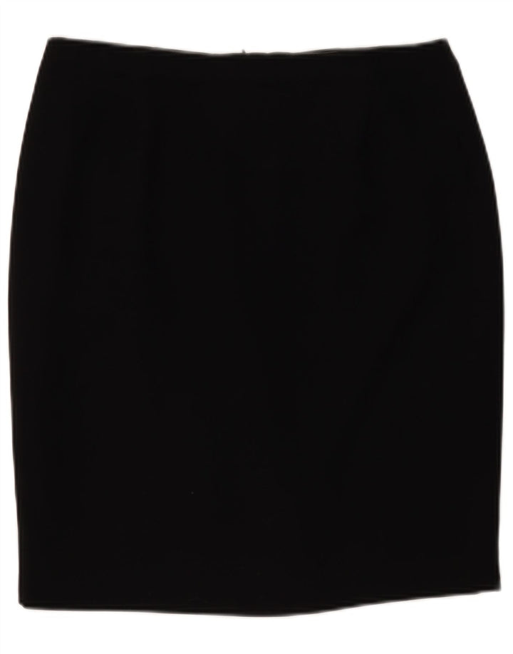Minuet Womens Pencil Skirt UK 14 Large W32 Black Polyester