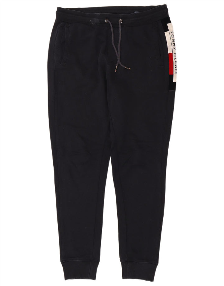 Tommy Hilfiger Mens Graphic Tracksuit Trousers Joggers Medium Navy Blue