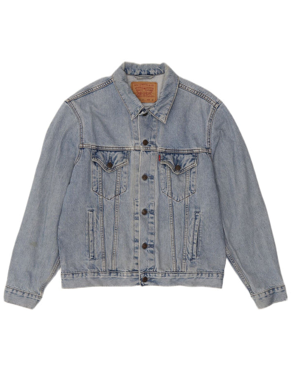Levi's Herre 70503 Denimjakke UK 38 Medium Blå Bomuld