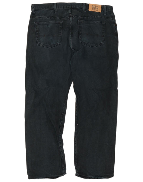 Marks & Spencer Mens Straight Jeans W38 L29 Black Cotton
