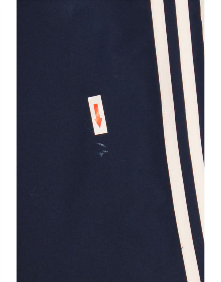 Pantaloni della tuta da ragazzo Adidas 9-10 anni in poliestere blu navy