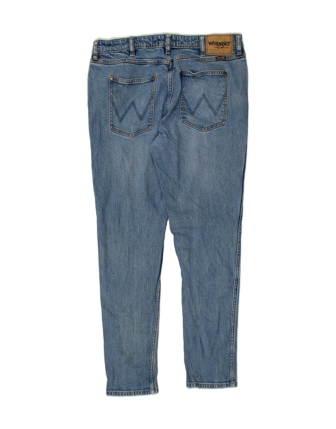 WRANGLER Womens Slim Jeans W34 L29  Blue Cotton Vintage Wrangler and Second-Hand Wrangler from Messina Hembry 