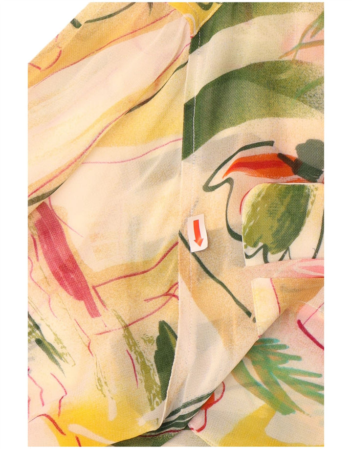 HENRY COTTONS Womens Shirt Blouse IT 46 Large Multicoloured Floral