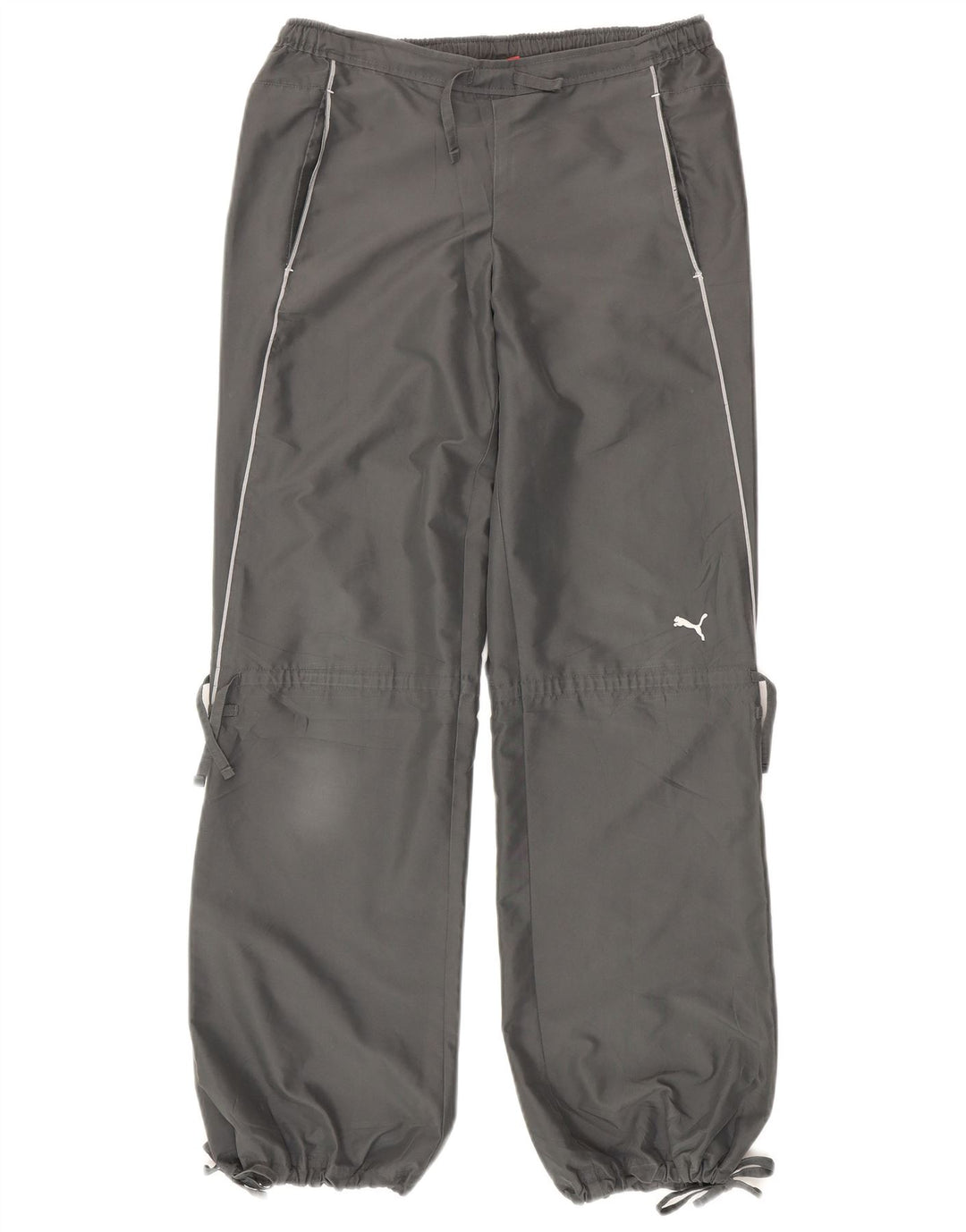 Puma Womens Tracksuit Trousers Joggers UK 10 Small Grey Polyester