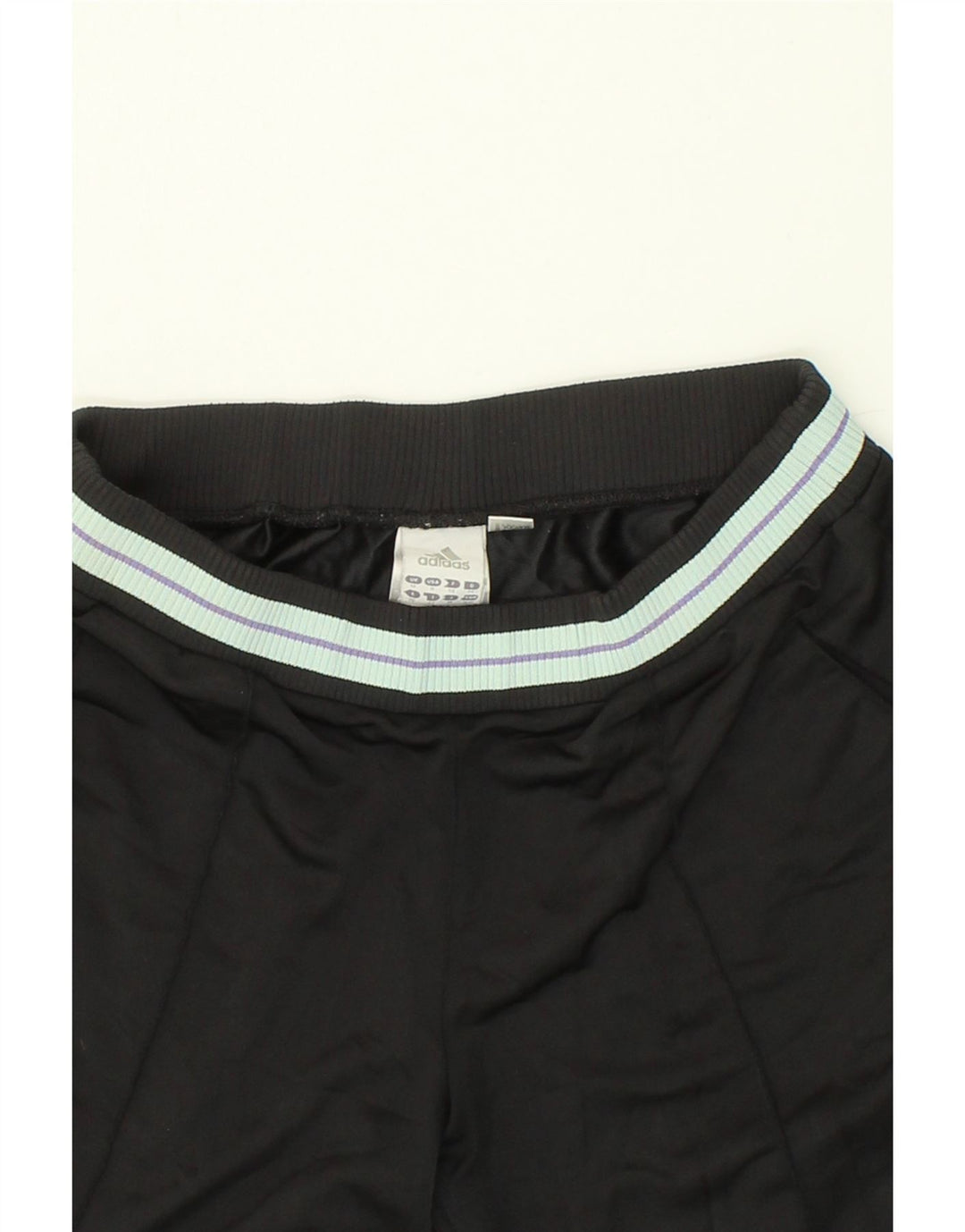 ADIDAS Womens Bermuda Sport Shorts UK 10 Small  Black Polyester Vintage Adidas and Second-Hand Adidas from Messina Hembry 