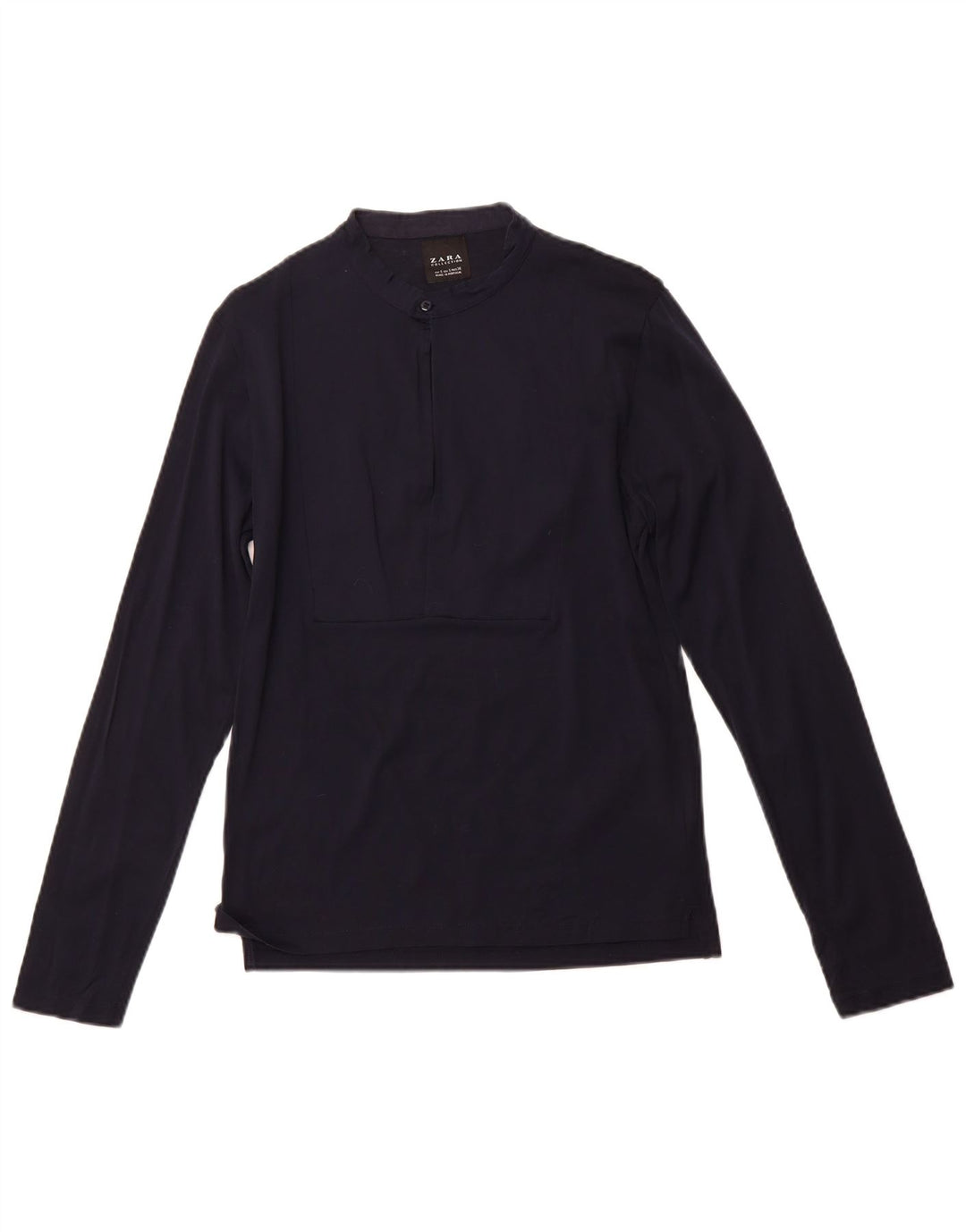 ZARA Pullover til mænd, lille marineblå bomuld
