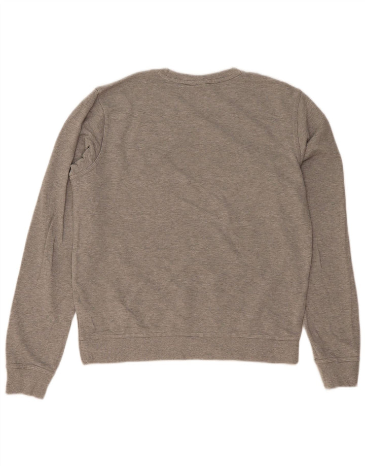 Nike Mens Sweatshirt Jumper Medium Grey Flecked Cotton