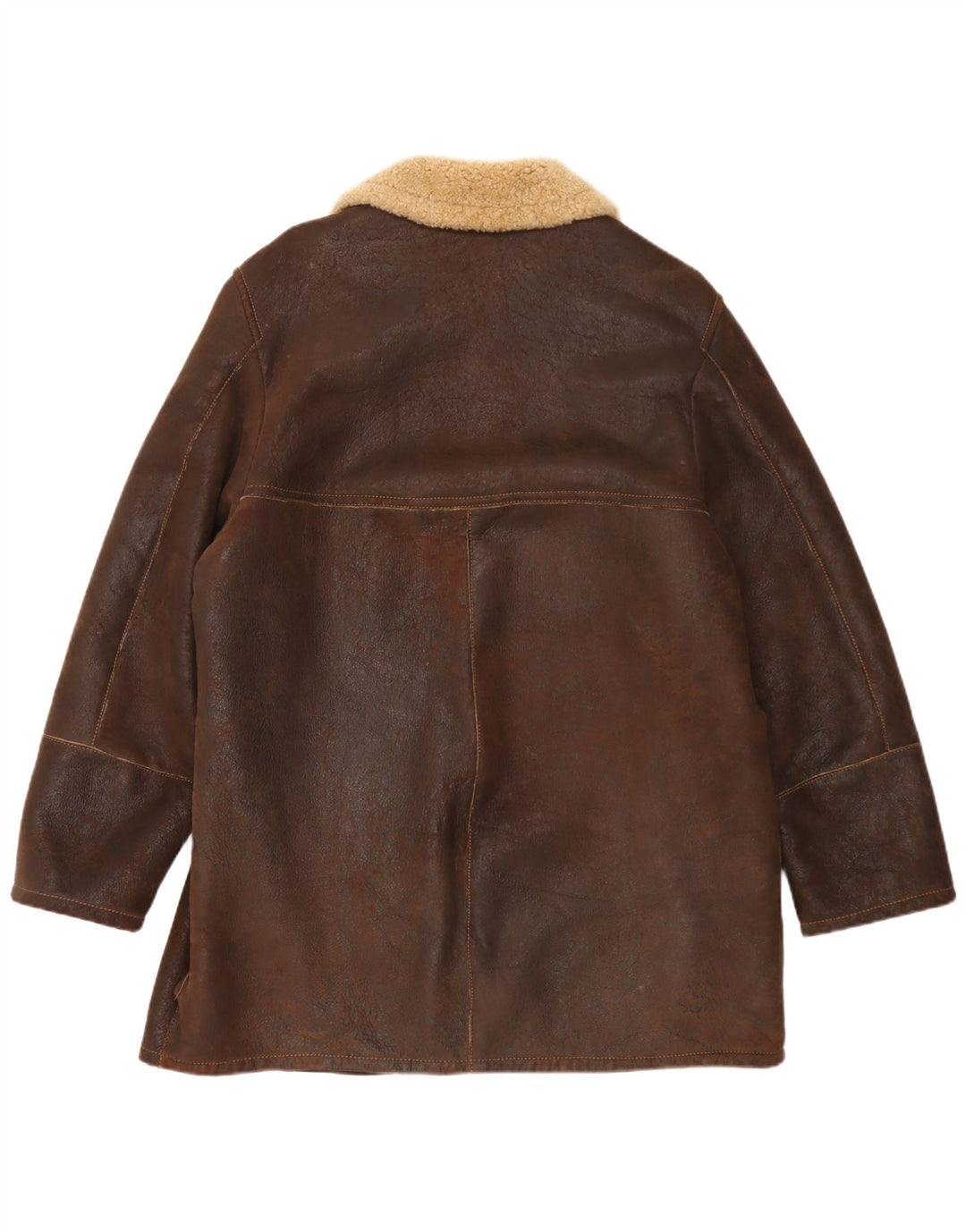 Pirbos Herre Shearling Jacket IT 58 4XL Brun Shearling