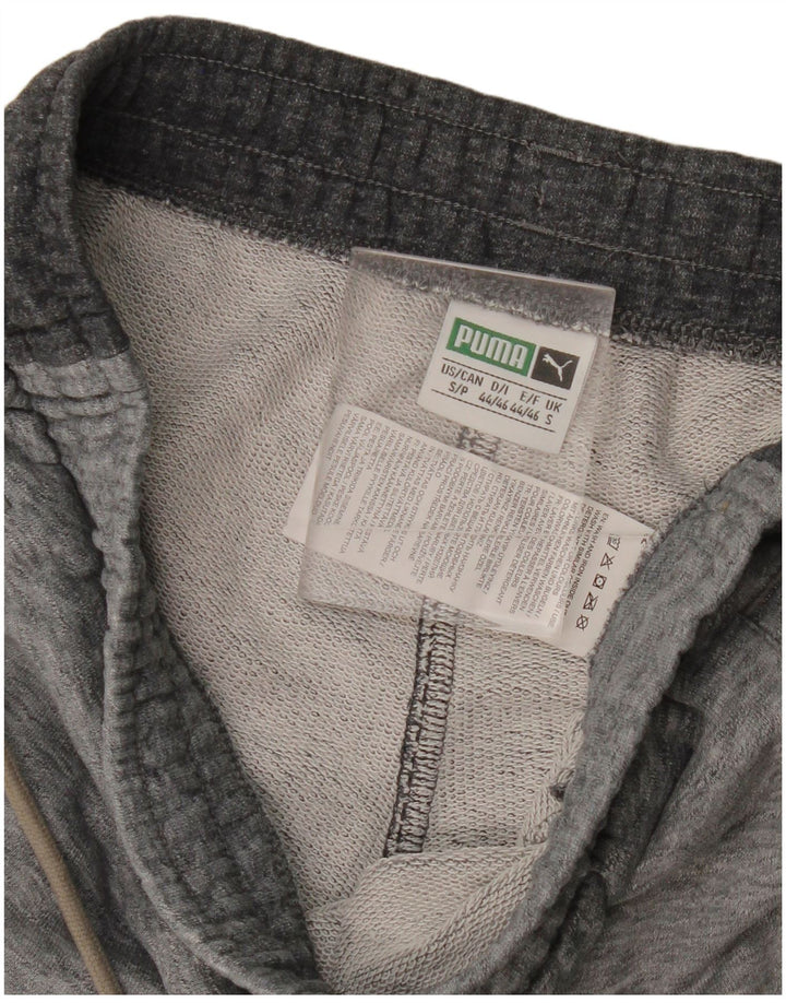 Puma Mens Sport Shorts Small  Grey Colourblock Cotton